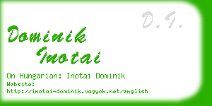 dominik inotai business card